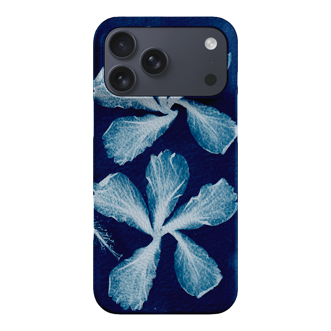 Hibiscus Cyanotype Printed Phone Cases iPhone 17 Pro Max / Snap by Sally Hungerford - The Dairy