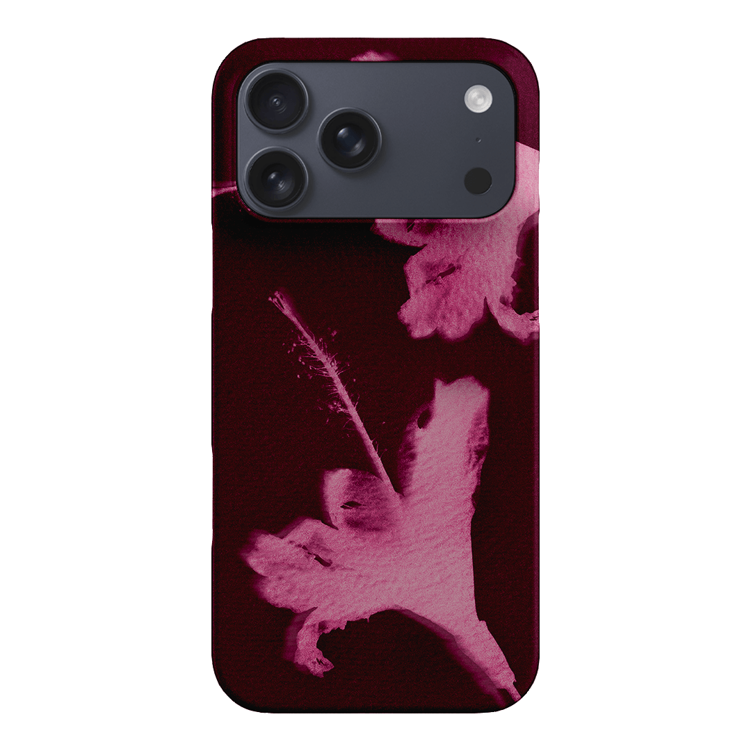 Hibiscus Glow Printed Phone Cases iPhone 17 Pro Max / Snap by Sally Hungerford - The Dairy