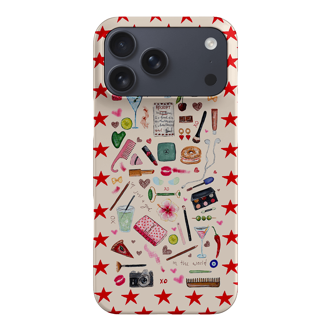 Just A Girl Printed Phone Cases iPhone 17 Pro Max / Snap by BG. Studio - The Dairy