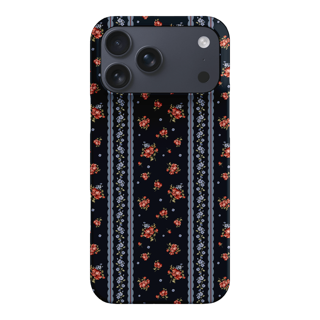 Midnight Stripe Printed Phone Cases iPhone 17 Pro Max / Snap by Kasiags Art - The Dairy