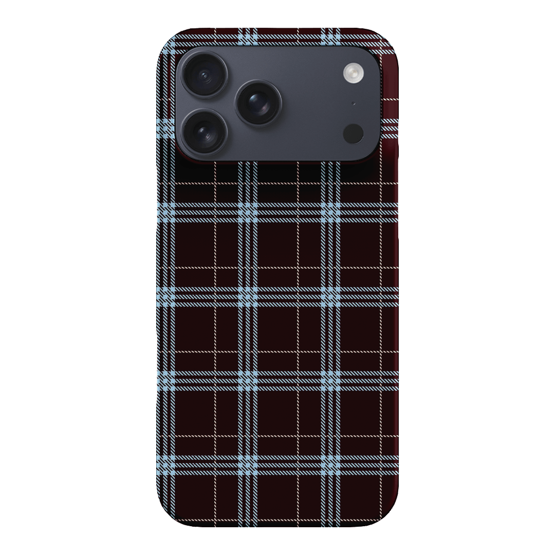 Mocha Plaid Printed Phone Cases iPhone 17 Pro Max / Snap by The Dairy - The Dairy