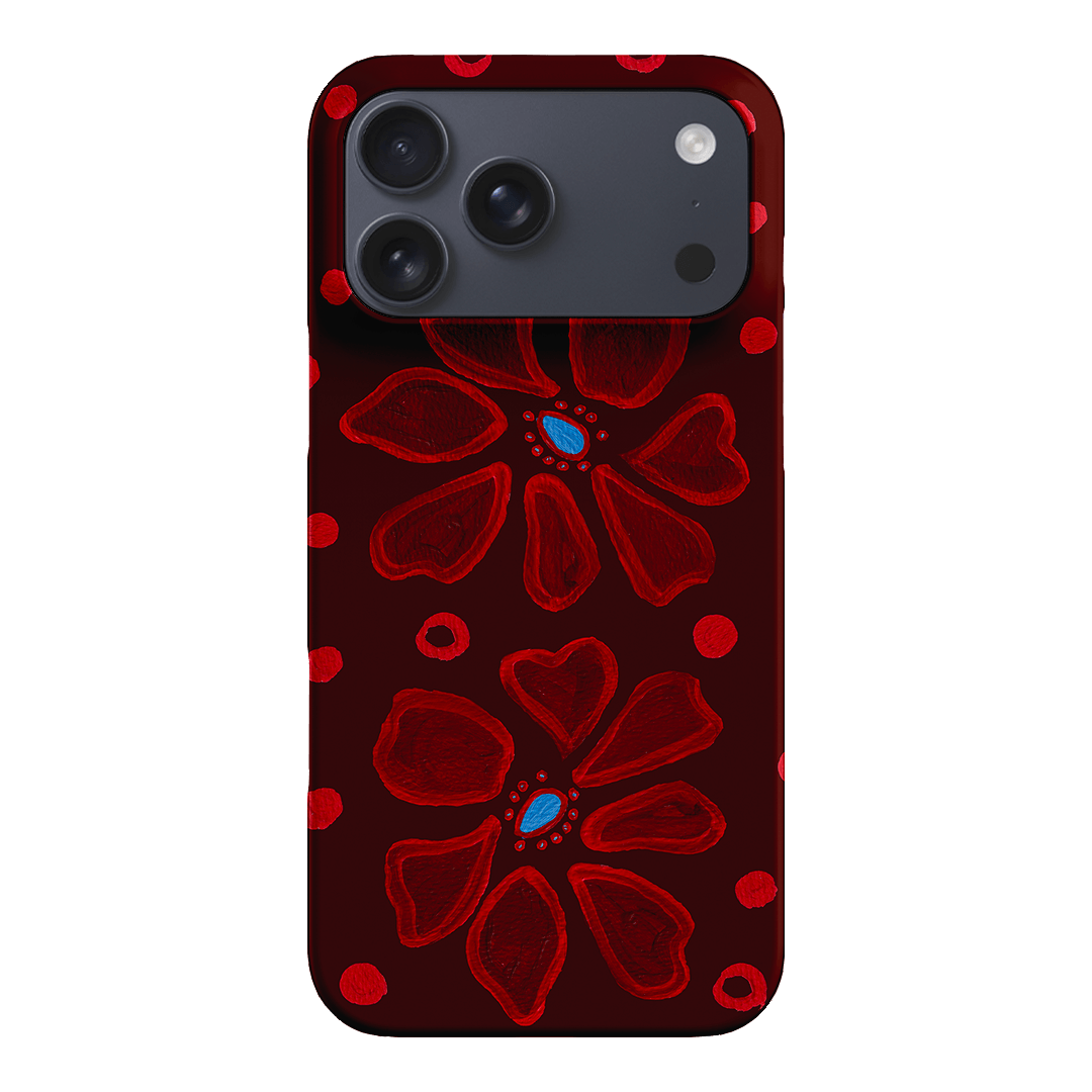 Painted Petal Rouge Printed Phone Cases iPhone 17 Pro Max / Snap by BG. Studio - The Dairy