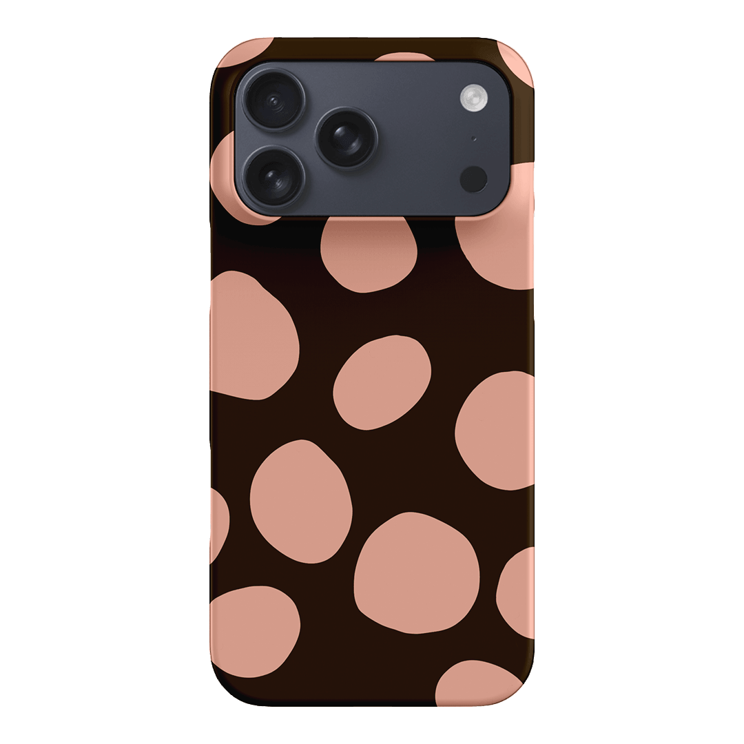 Pebbles Chocolate Pink Printed Phone Cases iPhone 17 Pro Max / Snap by Veronica Tucker - The Dairy
