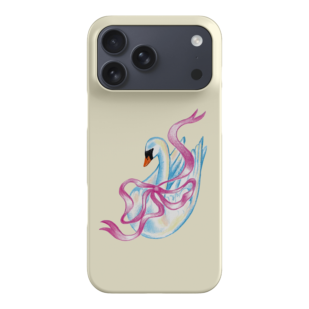 Satin Swan Printed Phone Cases iPhone 17 Pro Max / Snap by Femke Studio - The Dairy