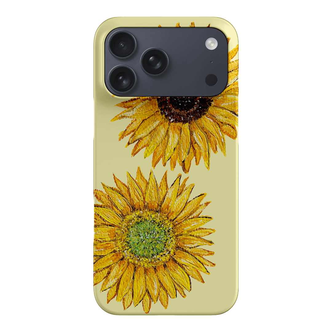 Sunflower Yellow Printed Phone Cases iPhone 17 Pro Max / Snap by BG. Studio - The Dairy