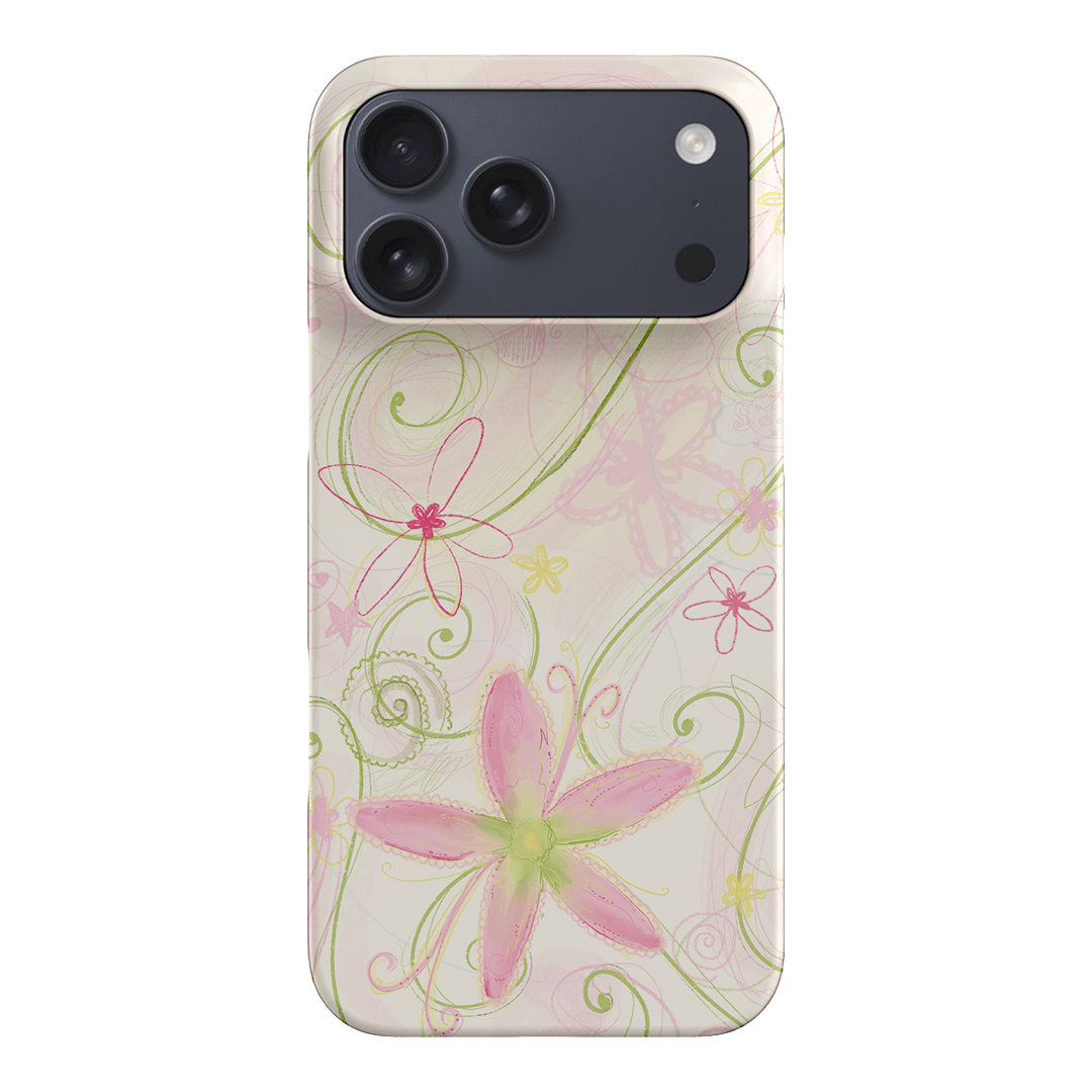 Swirl Pink Printed Phone Cases iPhone 17 Pro Max / Snap by Kayla Carr - The Dairy