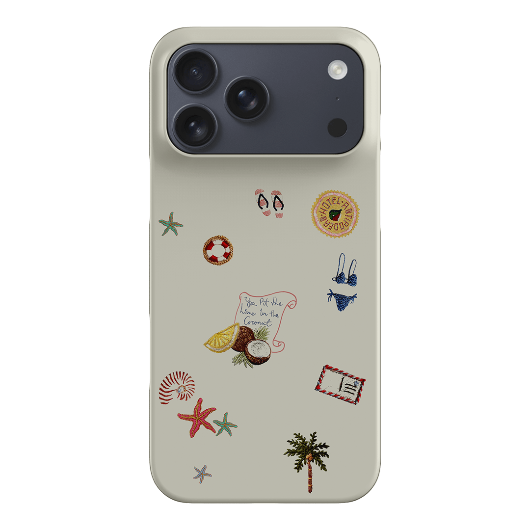 Vacay All Day Cream Printed Phone Cases by Antipodean - The Dairy