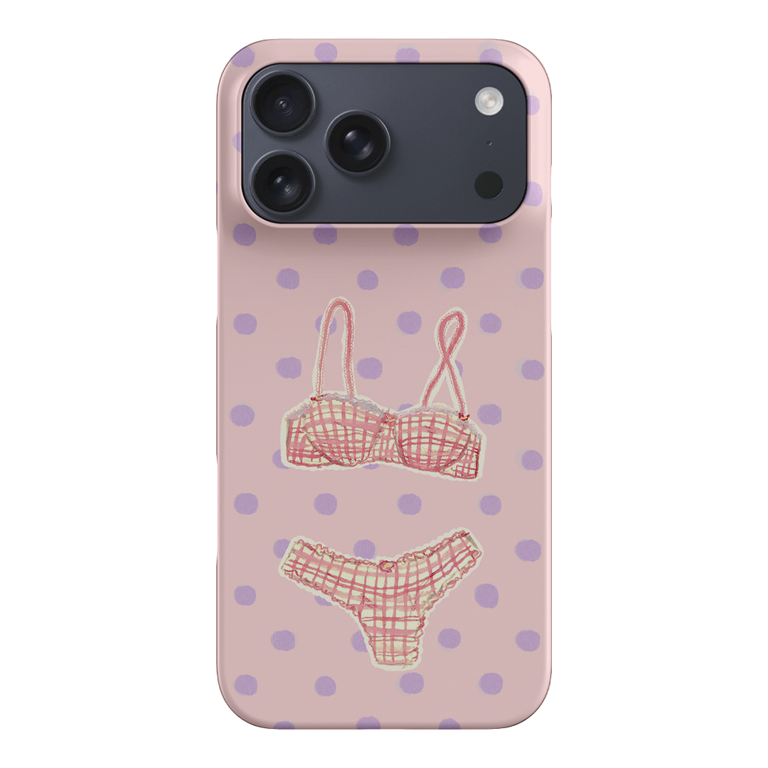 Vintage Gingham Printed Phone Cases iPhone 17 Pro Max / Snap by Kayla Carr - The Dairy
