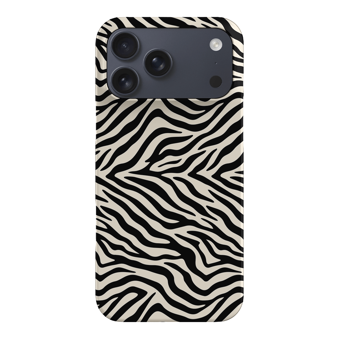Zebra Ink Printed Phone Cases iPhone 17 Pro Max / Snap by The Dairy - The Dairy