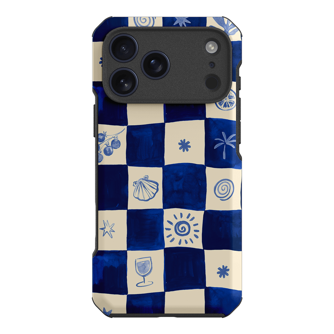 Afternoon Mezze Azure Printed Phone Cases iPhone 17 Pro Max / Toughie by Charlie Taylor - The Dairy