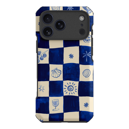 Afternoon Mezze Azure Printed Phone Cases iPhone 17 Pro Max / Toughie by Charlie Taylor - The Dairy
