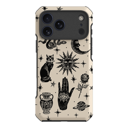 Astro Flash Beige Printed Phone Cases iPhone 17 Pro Max / Toughie by Veronica Tucker - The Dairy