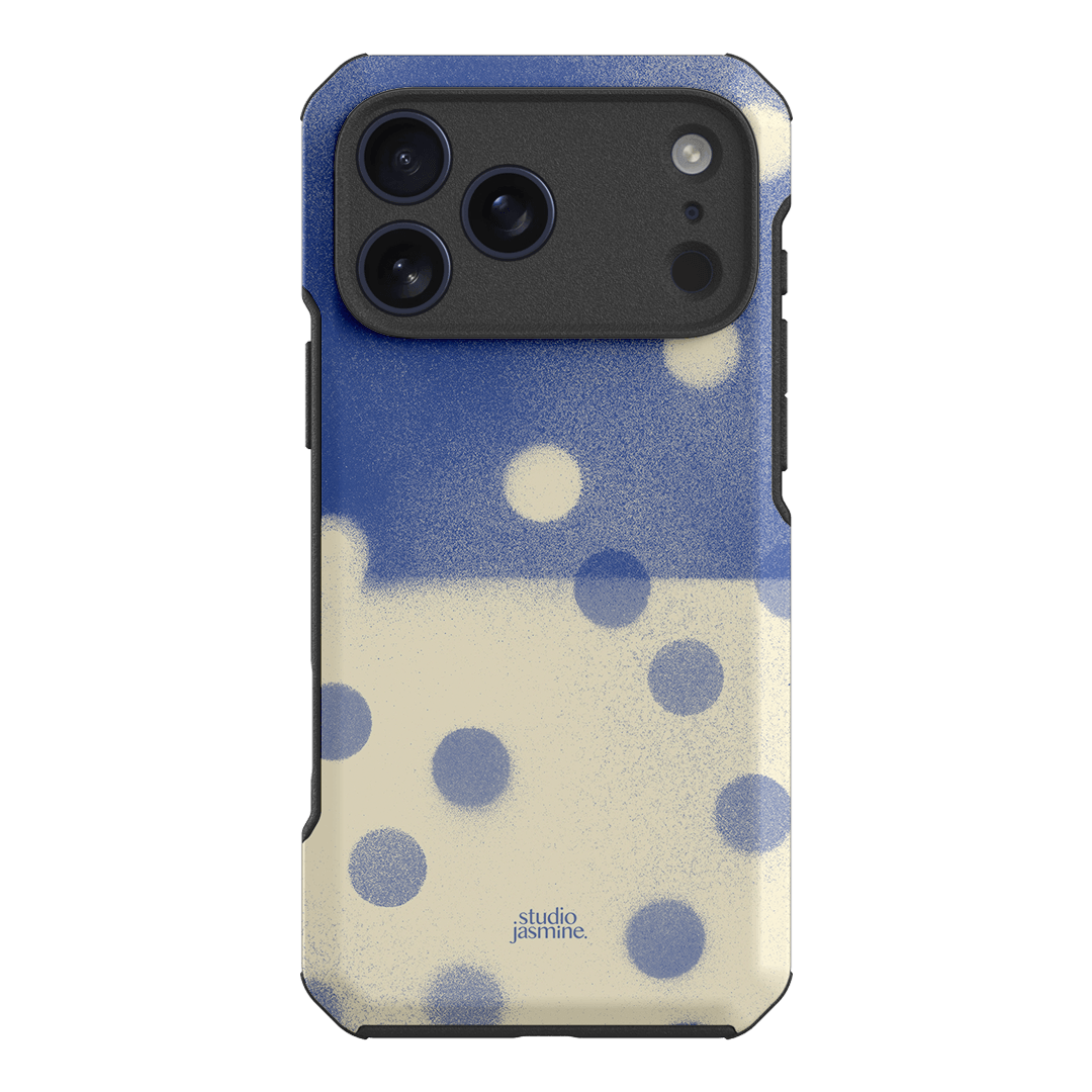 Bleu Polka Dot Printed Phone Cases iPhone 17 Pro Max / Toughie by Jasmine Dowling - The Dairy