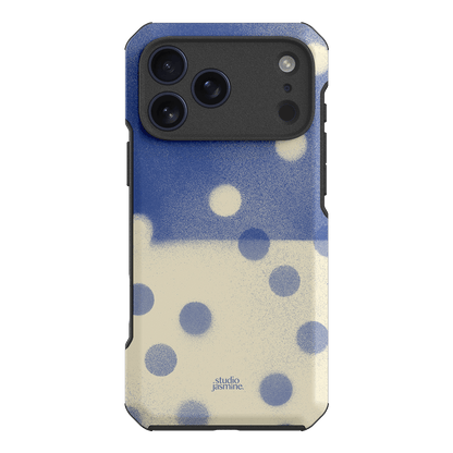 Bleu Polka Dot Printed Phone Cases iPhone 17 Pro Max / Toughie by Jasmine Dowling - The Dairy