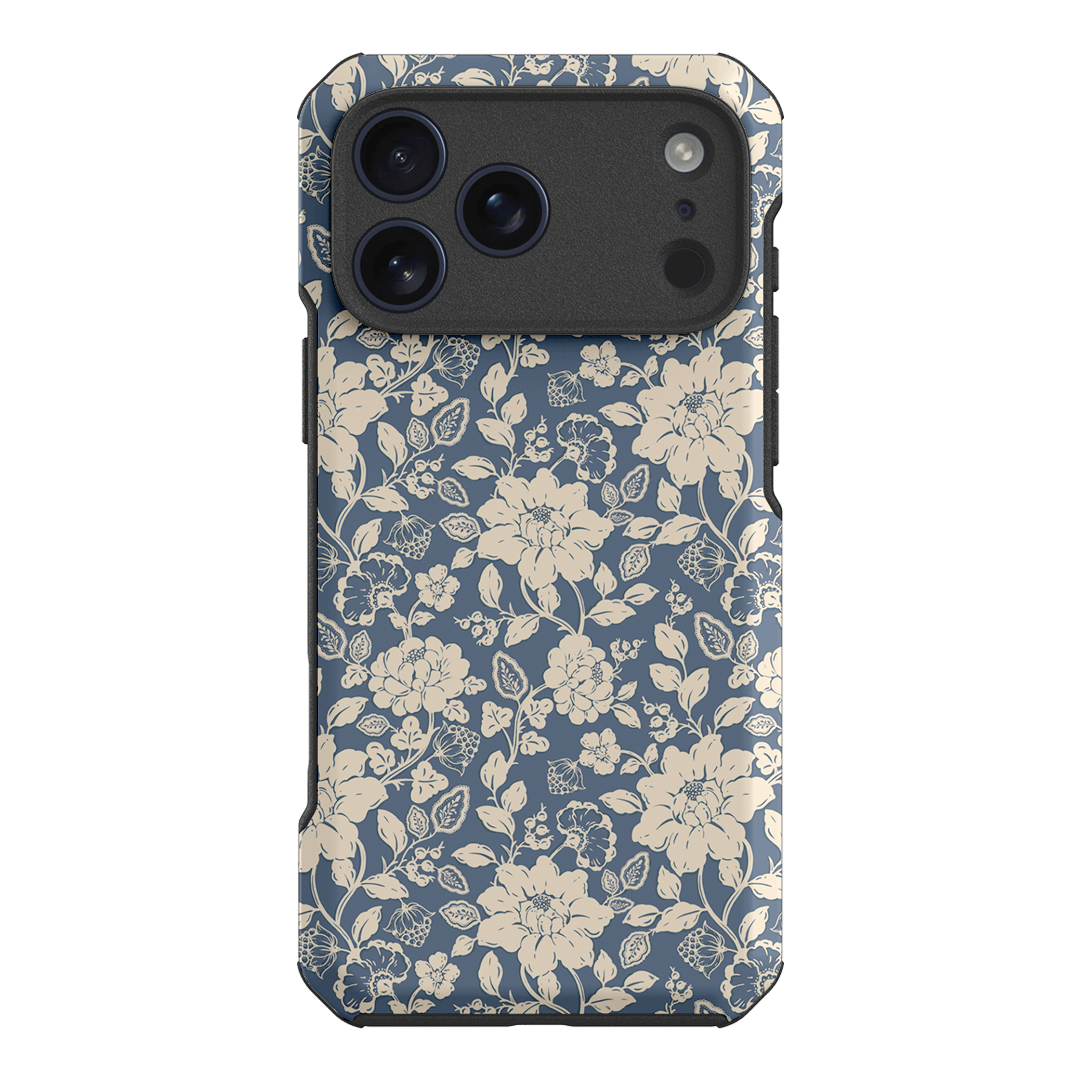Blue Garden Printed Phone Cases iPhone 17 Pro Max / Toughie by Kasiags Art - The Dairy