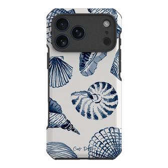 Blue Shells Printed Phone Cases iPhone 17 Pro Max / Toughie by Cass Deller - The Dairy