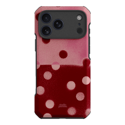 Cherry Polka Dot Printed Phone Cases iPhone 17 Pro Max / Toughie by Jasmine Dowling - The Dairy