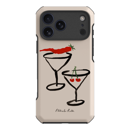 Chili Cherry Printed Phone Cases iPhone 17 Pro Max / Toughie by Phthalo Ruth - The Dairy