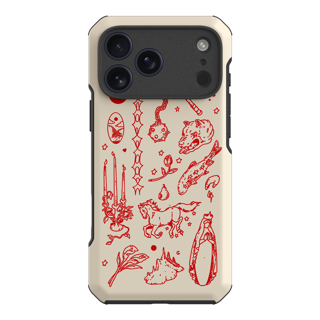 Dreamcore Cream Printed Phone Cases iPhone 17 Pro Max / Toughie by Easty Beasty - The Dairy