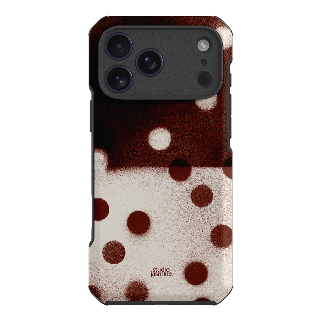 Espresso Polka Dot Printed Phone Cases iPhone 17 Pro Max / Toughie by Jasmine Dowling - The Dairy
