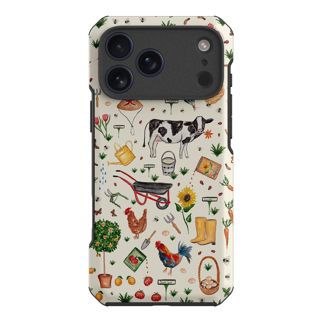 Farm Stay Printed Phone Cases iPhone 17 Pro Max / Toughie by BG. Studio - The Dairy