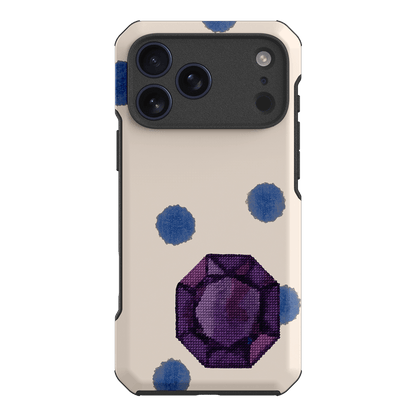 February Amethyst Printed Phone Cases iPhone 17 Pro Max / Toughie by Joiana - The Dairy