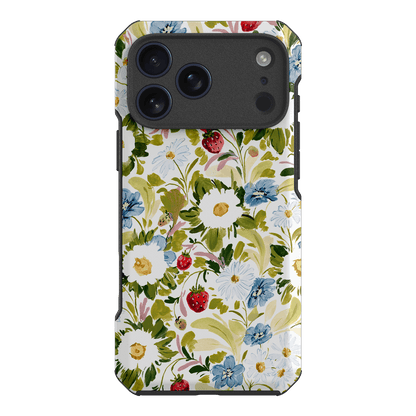 Garden Strawberries Printed Phone Cases iPhone 17 Pro Max / Toughie by Ellie Mae - The Dairy