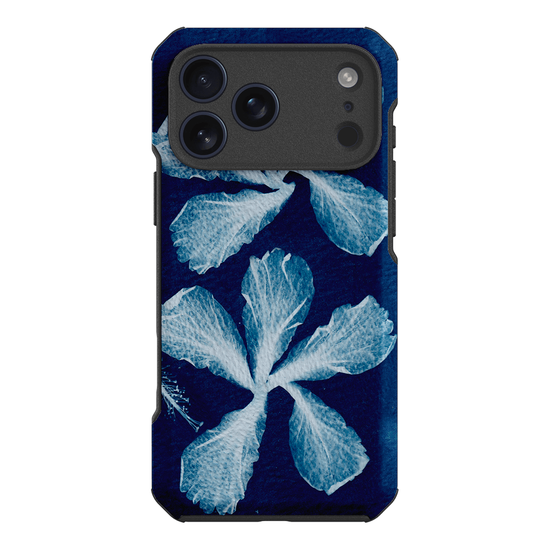 Hibiscus Cyanotype Printed Phone Cases iPhone 17 Pro Max / Toughie by Sally Hungerford - The Dairy
