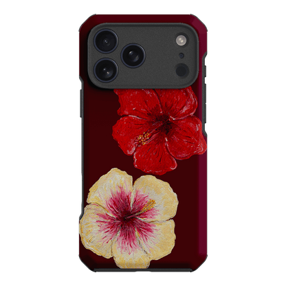 Hibiscus Flower Printed Phone Cases iPhone 17 Pro Max / Toughie by BG. Studio - The Dairy