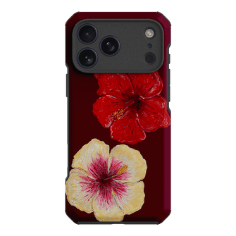 Hibiscus Flower Printed Phone Cases iPhone 17 Pro Max / Toughie by BG. Studio - The Dairy