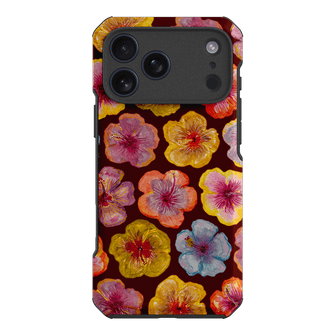 Hibiscus Holiday Rouge Printed Phone Cases iPhone 17 Pro Max / Toughie by BG. Studio - The Dairy