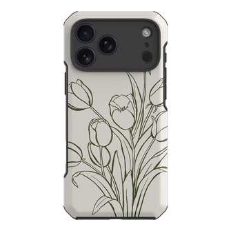 Inked Tulips Printed Phone Cases iPhone 17 Pro Max / Toughie by Typoflora - The Dairy