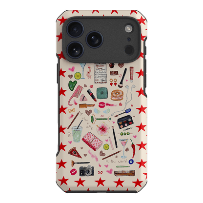 Just A Girl Printed Phone Cases iPhone 17 Pro Max / Toughie by BG. Studio - The Dairy