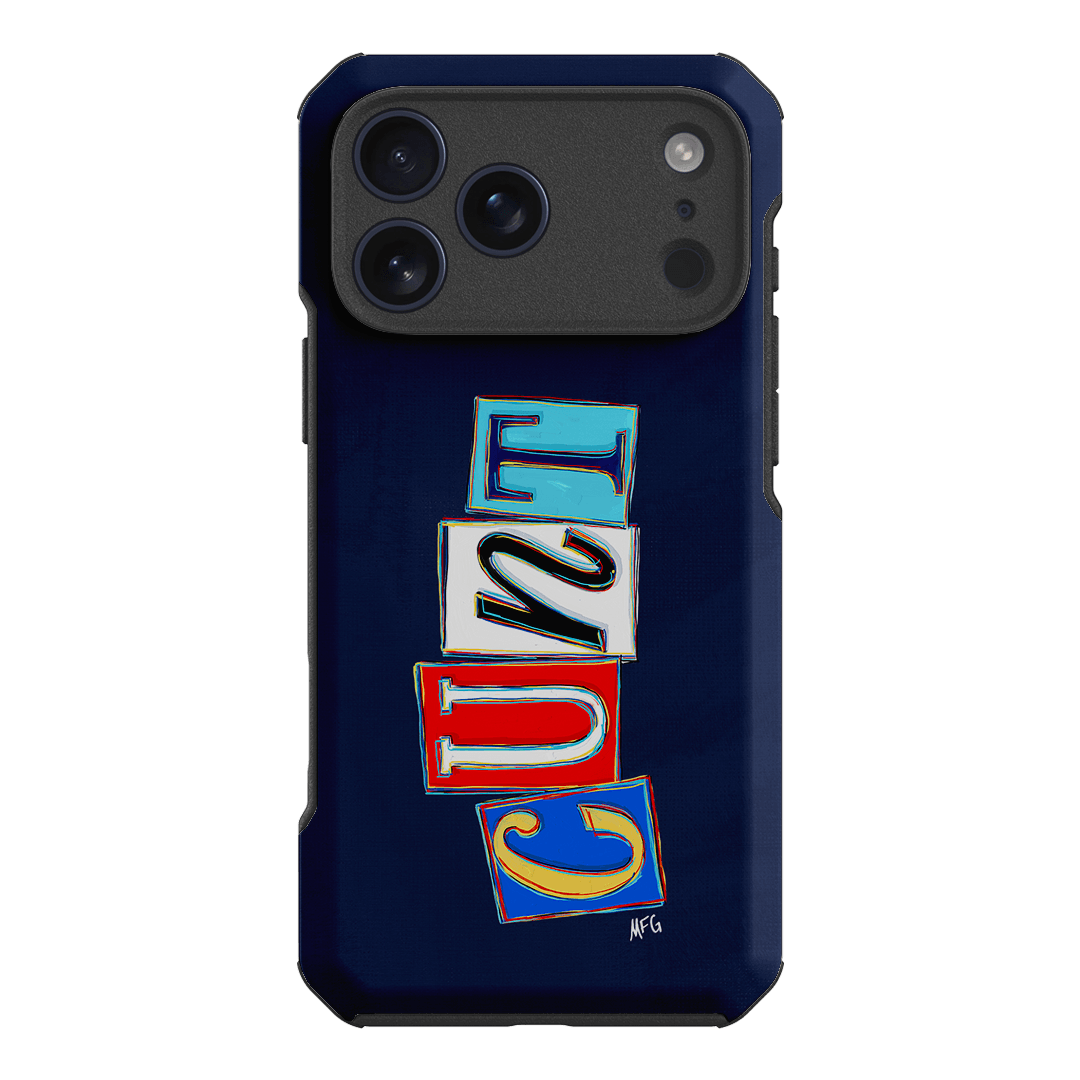 Lil Cnts Blue Printed Phone Cases iPhone 17 Pro Max / Toughie by Margarbs Art - The Dairy