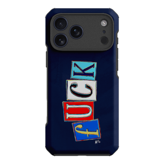 Lil Fcks Blue Printed Phone Cases iPhone 17 Pro Max / Toughie by Margarbs Art - The Dairy