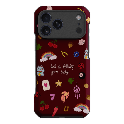Lucky Printed Phone Cases iPhone 17 Pro Max / Toughie by Amy Gibbs - The Dairy