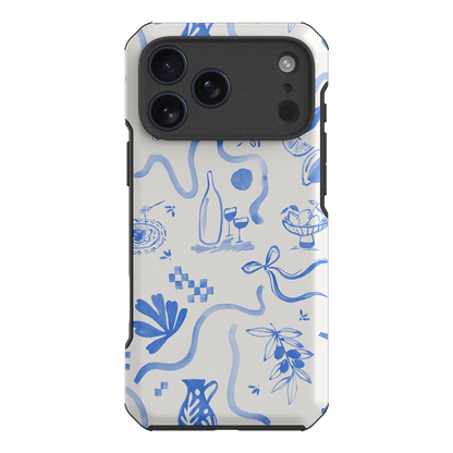 Mediterranean Wave Printed Phone Cases iPhone 17 Pro Max / Toughie by Charlie Taylor - The Dairy