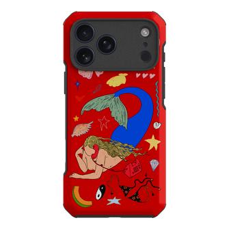 Mermaid Salad Scarlet Printed Phone Cases iPhone 17 Pro Max / Toughie by Easty Beasty - The Dairy