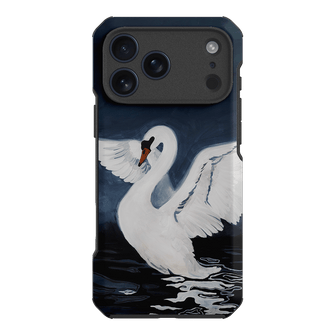 Midnight Swan Printed Phone Cases iPhone 17 Pro Max / Toughie by Lisa Hu - The Dairy