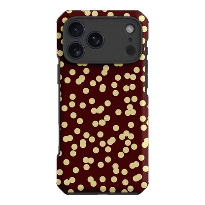 Mini Confetti Burgundy Butter Printed Phone Cases iPhone 17 Pro Max / Toughie by Veronica Tucker - The Dairy
