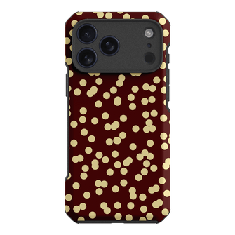 Mini Confetti Burgundy Butter Printed Phone Cases iPhone 17 Pro Max / Toughie by Veronica Tucker - The Dairy