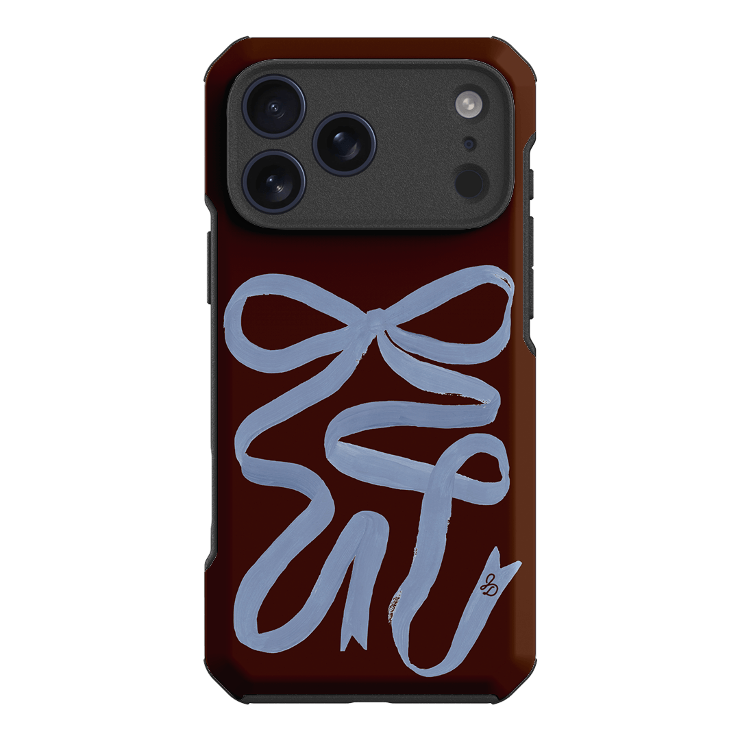 Mocha Ribbon Printed Phone Cases iPhone 17 Pro Max / Toughie by Jasmine Dowling - The Dairy