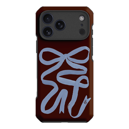 Mocha Ribbon Printed Phone Cases iPhone 17 Pro Max / Toughie by Jasmine Dowling - The Dairy