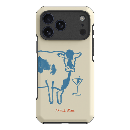 Mootini Blue Printed Phone Cases iPhone 17 Pro Max / Toughie by Phthalo Ruth - The Dairy