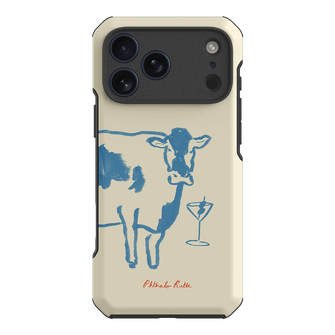 Mootini Blue Printed Phone Cases iPhone 17 Pro Max / Toughie by Phthalo Ruth - The Dairy