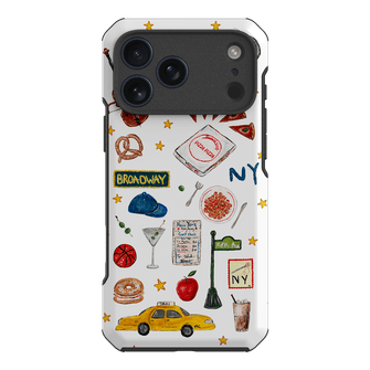 NYC White Printed Phone Cases iPhone 17 Pro Max / Toughie by BG. Studio - The Dairy