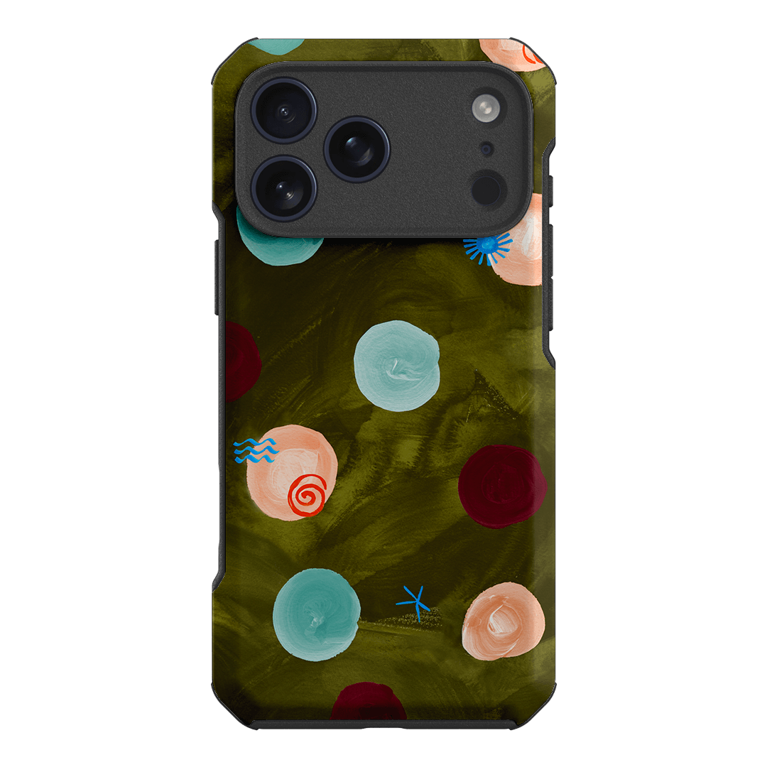 Olive Spot Printed Phone Cases iPhone 17 Pro Max / Toughie by Charlie Taylor - The Dairy