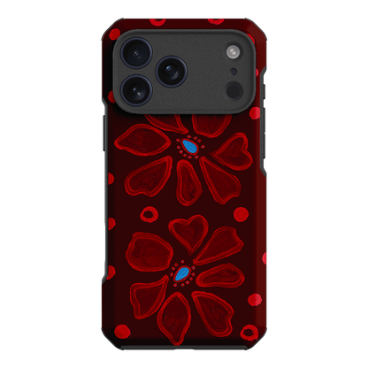 Painted Petal Rouge Printed Phone Cases iPhone 17 Pro Max / Toughie by BG. Studio - The Dairy