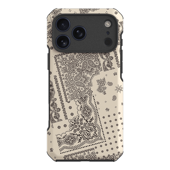 Paisley Ecru Printed Phone Cases iPhone 17 Pro Max / Toughie by The Dairy - The Dairy