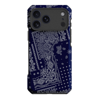 Paisley Indigo Printed Phone Cases iPhone 17 Pro Max / Toughie by The Dairy - The Dairy